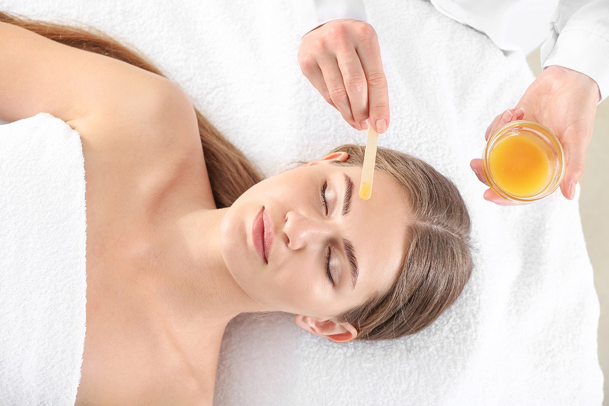 Get well-maintained eyebrows through sugar waxing in Salt Lake City at Hazelday Spa--call today!
