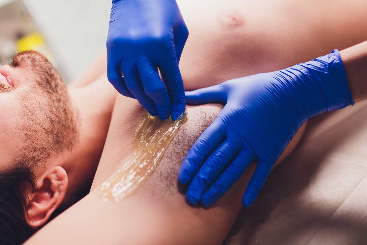 Sugaring is a less painful alternative for hair removal for men--try it at Hazelday Spa today!